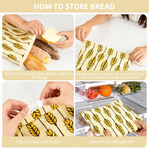Paquete <span class=keywords><strong>de</strong></span> 2 Bolsas <span class=keywords><strong>de</strong></span> Pan <span class=keywords><strong>de</strong></span> Cera <span class=keywords><strong>de</strong></span> Abeja, <span class=keywords><strong>Bolsa</strong></span> <span class=keywords><strong>de</strong></span> Pan <span class=keywords><strong>de</strong></span> Algodón con Hebilla <span class=keywords><strong>de</strong></span> Liberación, Reutilizable, Ecológica, para Almacenamiento <span class=keywords><strong>de</strong></span> Alimentos, Pan Casero, Lino Orgánico - Product Image 4