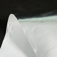 Feuille de tissu tissé de haute qualité isolation thermique refléter le tissu tissé en feuille d'aluminium léger
