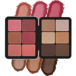 Private Label poro correttore ad alta definizione impermeabile copertura completa trucco Blush Bronzer contorno correttore Palette - Product Image 5