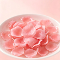 Pétales de fleurs dissolvables de qualité cosmétique pour gel douche, nettoyant corporel, savon liquide, savon artisanal et produits de soins personnels