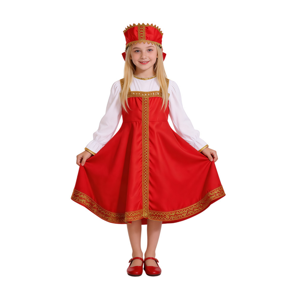 Russian girl (dress and headdress)