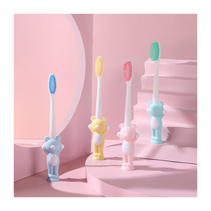 CTB004 Zogear Vente en gros Brosse à dents pour enfants de 5 à 12 ans, mignonne, en forme d'ours, à poils doux - Product Image 6