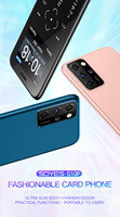 MTK6261M S10P Mini teléfono móvil 2G GSM 400mAh 1,5 ''Pantalla LED Pantalla HD Teléfonos de tamaño pequeño para niños de moda Inglés
