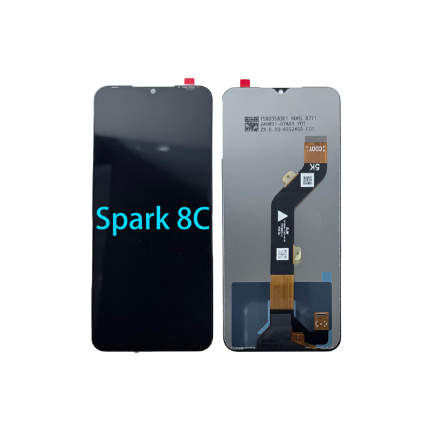 For Tecno Spark 8c mobile phone lcd for Spark 8c for spark 8c display screen replacement