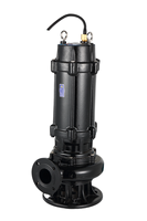 Pompe à eau submersible industrielle WQ 380V ascenseur d'eaux usées 20 "/500mm pompe à vide pour eaux usées