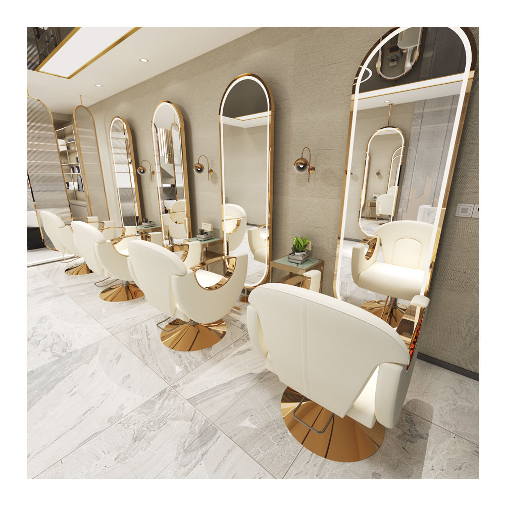 Chất lượng cao Beauty Salon đồ nội thất sang trọng tóc Salon trạm dầu gội ghế cắt tóc ghế salon ghế