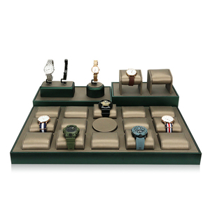 แท่นวางนาฬิกาหนังสุดหรู CHEN LU พร้อมถาดเก็บของ ที่วางนาฬิกาแบบปรับแต่งได้ - Product Image 3