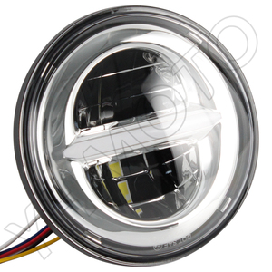 YHMOTO Faro Delantero LED de 5.75 Pulgadas para Harley Davidson Dyna Sportster 5-3/4 - Product Image 3