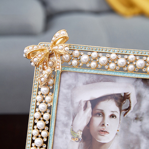 Roro OEM ODM hiện đại sang trọng trang trí men màu xanh màu loạt Khung Ảnh Album ảnh khung ảnh funia khung ảnh - Product Image 5