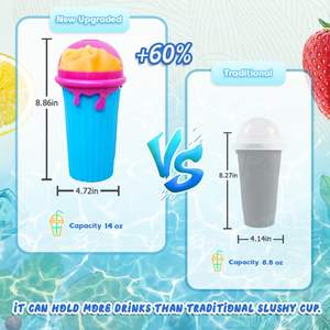 Máquina para Hacer Granizados de Gran Capacidad, Vaso Mágico para Smoothies Congelados Rápidamente, Máquina para Hacer Helados y Batidos Caseros, DIY para Niños y Familia - Product Image 2