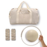 Kit de fitness et yoga : Cercle de yoga, poids de cheville, haltères en silicone souple, anneau de Pilates, sac de yoga – Haute qualité, personnalisable