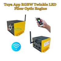 Projecteur LED à fibres optiques WiFi TUYA Twinkle, éclairage LED intelligent contrôlé par application, RGBW, ciel étoilé pour plafond, pour home cinéma