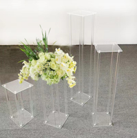 Support de fleurs en acrylique transparent, centre de table, support floral, centre de table de mariage, supports de fleurs en acrylique