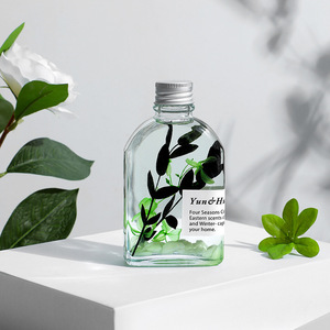 100ml 150ml 200ml diffusore di aromi trasparenti profumo ricaricato barattoli di ricambio contenitori di olio di fragranza con motivi di alghe - Product Image 3
