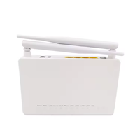 JUQU ONU ONT GPON F609 V3.0 Bekas Hemat Biaya, 4FE WiFi 300Mbps 2.4GHz 5dBi SC UPC Peralatan Fiber Optik FTTH Modem Rumah