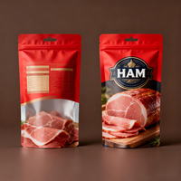 Sachet de cuisson personnalisé en aluminium haute barrière pour dinde, sachet d'épices, emballage pour bœuf séché, sachet pour jambon