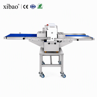 Machine à trancher la viande fraîche 400-500 kg/h avec taille de coupe personnalisable pour la production alimentaire commerciale