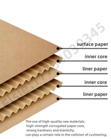 Grandes boîtes d'expédition en carton ondulé mobiles avec logo personnalisé Boîtes express en papier dur spécial pour la logistique postale Emballage en papier ponctuel