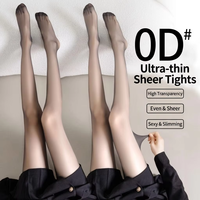 Collants ultra-fins longs et transparents en maille pour l'été, effet jambes nues, collants invisibles, sexy, amincissants, respirants, résistants à la déchirure