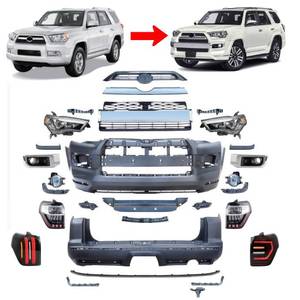 Kit de modification extérieure pour <span class=keywords><strong>Toyota</strong></span> 4Runner 2010-2013, mise à niveau vers le kit carrosserie Limited 2014, transformation de l'ancien modèle en nouveau modèle - Product Image 1