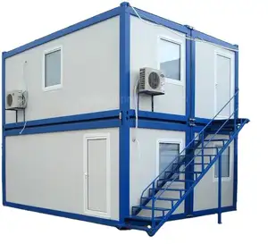 Economic Modular Flat Pack Prefabricated Folding Smart Home Sandwich Panel Container House Prefabricated 2 Bedroom