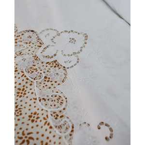 Juego de Sábanas Dobles de Algodón Pietrochianese con Bordado Calado, Sábanas Ajustables y Planas - Product Image 6