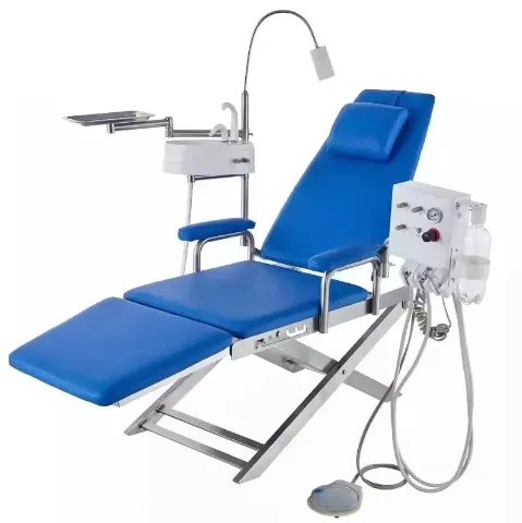 歯科医の推奨事項タービンポータブル歯科用椅子付きの高品質のモバイル歯科用椅子