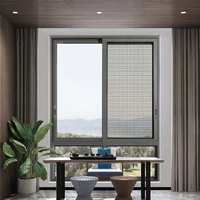 Ventana Corredera de Aluminio con Diseño de Malla Resistente y Tamaño Personalizado de Fábrica Wharton para Balcón y Patio