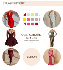 Abito da sera di fascia alta, corsetto <span class=keywords><strong>gonna</strong></span> in chiffon plissettato stile impero in raso <span class=keywords><strong>con</strong></span> osso di pesce - Product Image 5