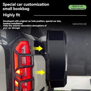 QK Factory Direct - Box Portaoggetti Posteriore di Lusso in ABS, Piattaforma Cargo, Accessori Auto, Installazione con Nastro Adesivo per BAIC BJ80 - Product Image 5