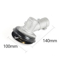 Tête de boîte de vitesses 25,4 mm pour débroussailleuse, ensemble de boîtier OEM 2 temps pour bricolage