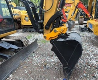 Excavatrice d'occasion japonaise de haute qualité Caterpillar 308E2 8 tonnes pelle hydraulique sur chenilles grande chenille d'occasion pour la construction