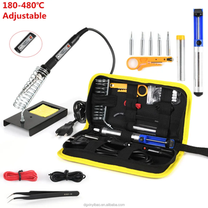 Kit de fers à <span class=keywords><strong>souder</strong></span> électriques à température régulée, <span class=keywords><strong>fer</strong></span> à <span class=keywords><strong>souder</strong></span> électrique haute puissance 80w pour la réparation de téléphones mobiles - Product Image 2