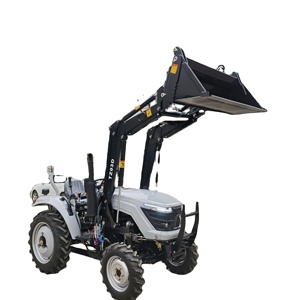 Mesin bergerak earthloader pertanian kualitas tinggi traktor bulldoser tugas berat dengan pemuat ujung depan - Product Image 1