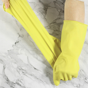 Doigts en latex naturel antidérapants, imperméables, flexibles, réutilisables, personnalisables, avec texture floquée, longueur 30 cm - Product Image 3