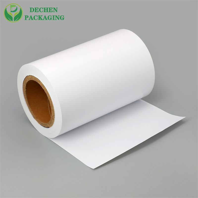 Art Sandwich Wrap Wax Coating Poly Coated Paper For Salt Pepper Brown Sugar Sachet With Logo