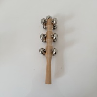 2026 New Arrival Wood Handle Hand Bells Christmas Hand Held