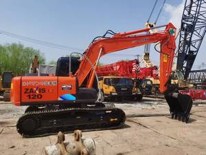 รถขุดตีนตะขาบฮิตาชิ ZX120 นำเข้าจากญี่ปุ่น ยอดขายดี รถขุดก่อสร้างฮิตาชิ ZX120 มือสอง - Product Image 2