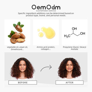 Produits de soins capillaires de marque privée pour adultes Ensemble de shampoing et après-shampoing bio, soin nourrissant et bouclé - Product Image 3