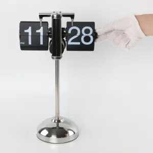 Modern Digital Table Page Turning Flip Clock Desk Table Clock