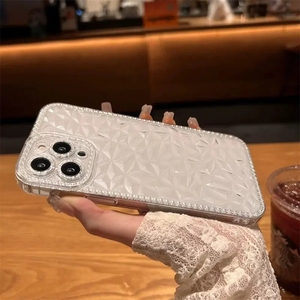 Kim Cương Blaze <span class=keywords><strong>Bling</strong></span> Đường Phố Thời Trang Kim Cương Điện Thoại TPU Trường Hợp Điện Thoại Di Động Trường Hợp Đối Với <span class=keywords><strong>iPhone</strong></span> 12 13 14 15 16 Pro Max Rõ Ràng - Product Image 2