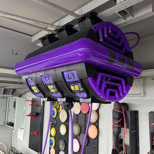 Enrouleur de <span class=keywords><strong>tuyau</strong></span> rétractable 3 en 1 (eau/électricité/air) 10 m avec pistolet de nettoyage <span class=keywords><strong>pour</strong></span> lavage de voiture, garage, atelier - Product Image 4