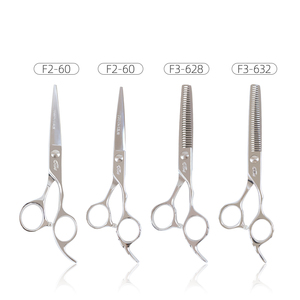 Ciseaux à cheveux professionnels MJ de 6 pouces de haute qualité, coupe droite, coupe fine, kit d'outils de coupe de cheveux pour <span class=keywords><strong>barbier</strong></span> familial - Product Image 2