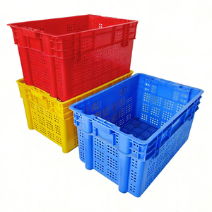 Cestas de Plástico para Almacenamiento de Frutas y Verduras, Capacidad de Carga de 30-60 kg, Alta Resistencia, Uso Industrial - Product Image 4