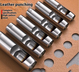 Diy Belt Punch Kit with Hollow Punching <b>Tool</b> Set Steel Oxford Cloth Bag Puncing Machine - Product Image 4