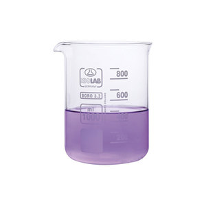 บีกเกอร์ ISOLAB 1000 มล. แก้วโบโร 3.3 สำหรับใช้ในห้องปฏิบัติการ - Product Image 1
