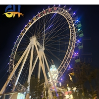 Grande Roue de 128 m pour Adultes, Équipement d'Attraction pour Parc d'Attractions et Fête Foraine, à Vendre