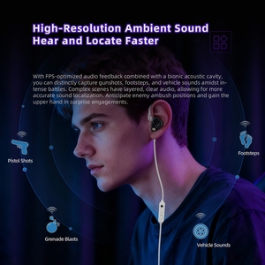 Auriculares Intrauditivos con Cable KZ Phantom, Auriculares de Música con Monitoreo de Nivel HIFI, Auriculares de 3.5 mm TIPO C para Escenario en Vivo, Auriculares Desmontables para Computadora - Product Image 3