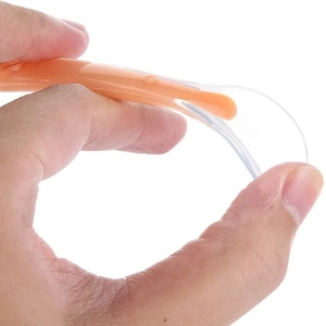 <span class=keywords><strong>Cuchara</strong></span> de Silicona de Alta Calidad para Bebés de 0 a 12 Meses, con Diseño Impreso, Libre de BPA, Suave, para Alimentación, con Mango de 16.5cm, Venta al Por Mayor - Product Image 2