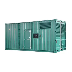 전기 발전 1mw 3 상 AC 브러시리스 800kw 1250kva 교류 발전기 1.25mva 디젤 발전기 침묵 60hz